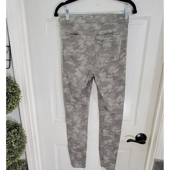 Spanx Womens Gray Camouflage Jeggings Pull On‎ With Pockets Lined Size Small - Picture 5 of 9